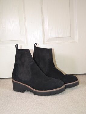 Blondo “Darren” in Black Suede Waterproof Booties